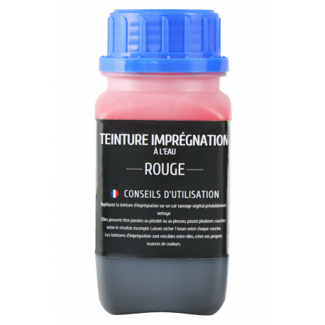 Teinture imprégnation à l'eau 250 ml rouge