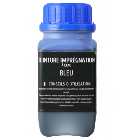 Teinture imprégnation à l'eau 250 ml bleu