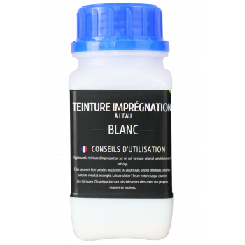 Teinture imprégnation à l'eau 250 ml blanc