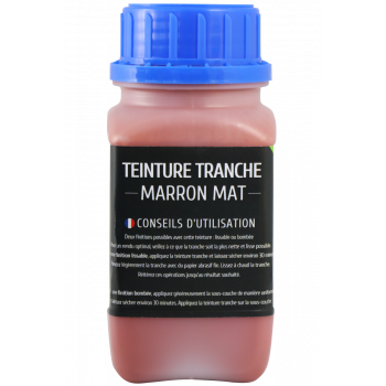 Teinture tranche 250 ml marron mat