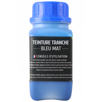 Teinture tranche 250 ml bleu mat