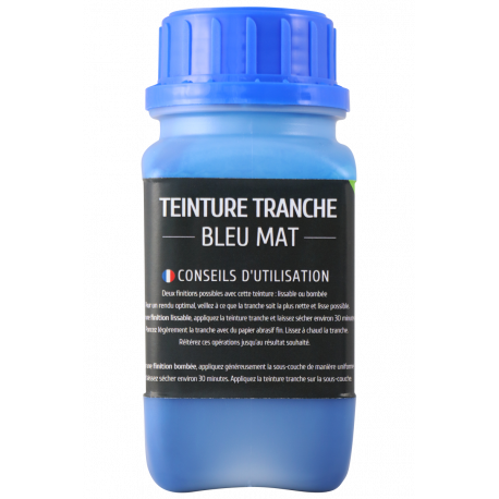 Teinture tranche 250 ml bleu mat