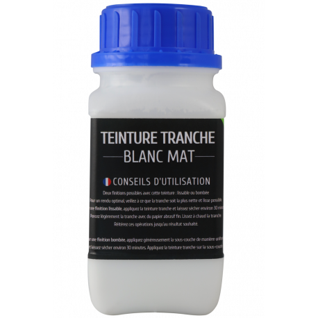 Teinture tranche 250 ml blanc mat