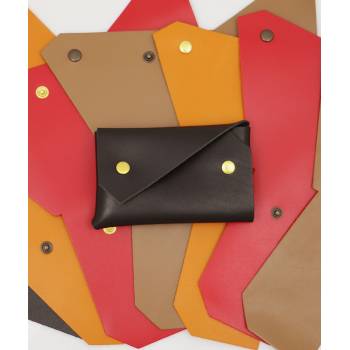 Porte-monnaie Origami veau lisse