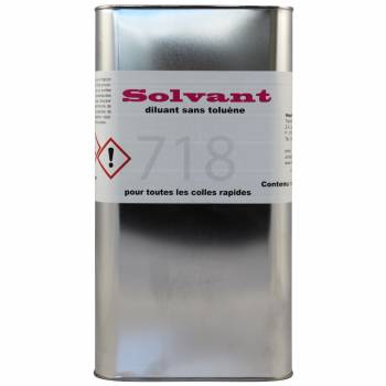 Diluant sans toluène pour colle 5 litres