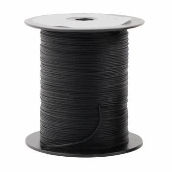 Fil polyester semi-ciré 1 mm noir