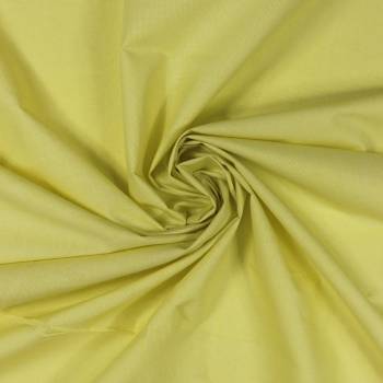 Tissu micro pied de poule jaune citron