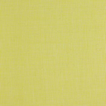 Tissu micro pied de poule jaune citron