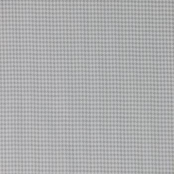 Tissu coton pied de poule gris clair