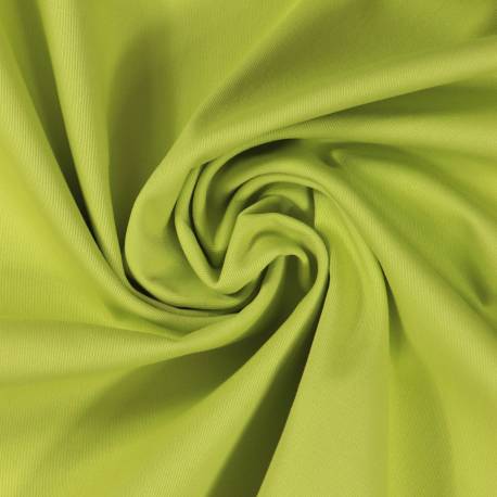 Tissu coton vert anis