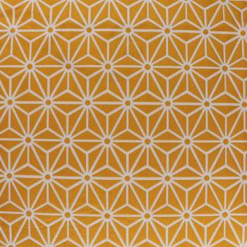 Tissu Cristal 140 cm jaune orangé