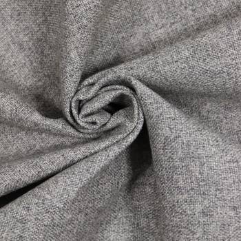 Tissu Domara 145 cm gris chiné