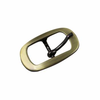 Mousqueton ovale anneau oblong 15 mm- Bouclerie - Cuir en Stock