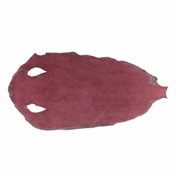 Galuchat poncé rond 8" lie de vin