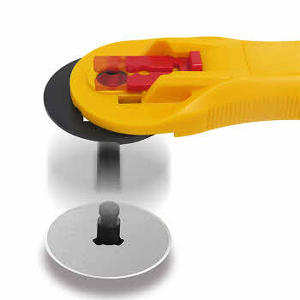 Cutter Rotatif Jakar 45 Mm - Pour Tissu, Cuir, Papier, Vinyle, Coupes Droites Ou Courbes - 4