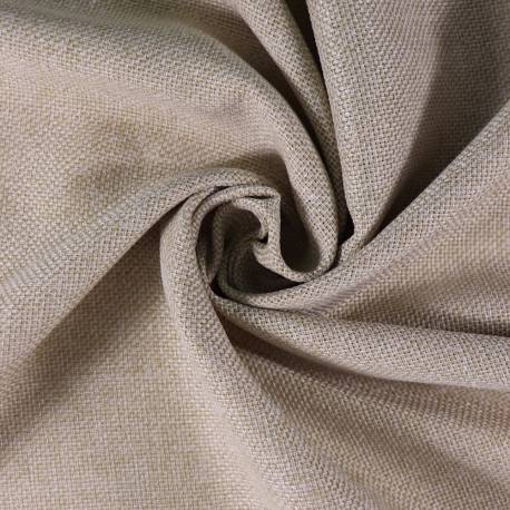 Tissu tweed polyester beige