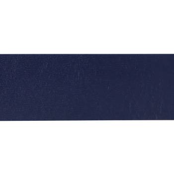 Lanière en cuir de veau box marine 25 mm