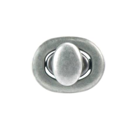 Fermoir tourniquet ovale IVAN argent 1301-00