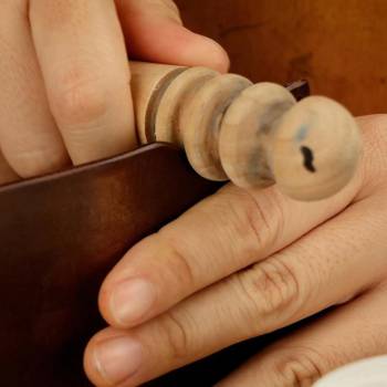 Lissoir en bois pour tranches IVAN 8121-00