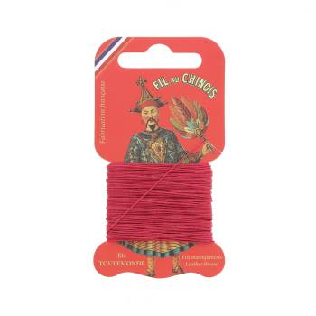 Carte 15m fil de lin Câblé Extra Glacé 128 Rouge