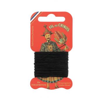 Carte 15m fil de lin Câblé Extra Glacé 180 Noir