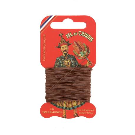 Carte 15m fil de lin Câblé Extra Glacé 276 Marron