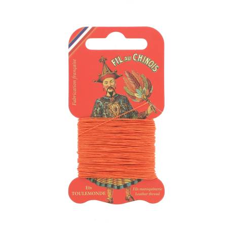 Carte 15m fil de lin Câblé Extra Glacé 419 Orange