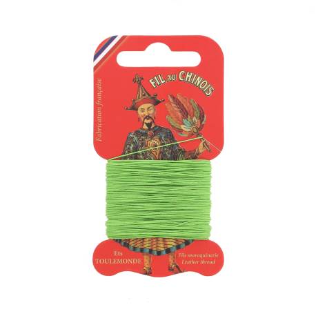 Carte 15m fil de lin Câblé Extra Glacé 455 Vert Clair