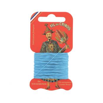 Carte 15m fil de lin Câblé Extra Glacé 677 Turquoise
