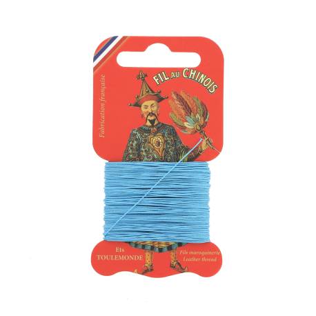 Carte 15m fil de lin Câblé Extra Glacé 677 Turquoise