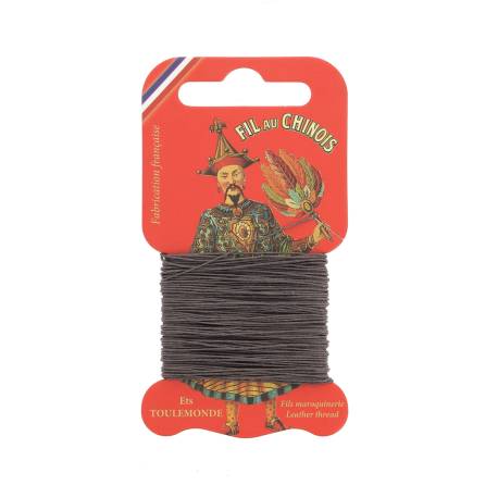 Carte 15m fil de lin Câblé Extra Glacé 872 Ardoise