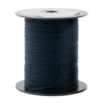Fil polyester semi-ciré 1 mm bleu marine