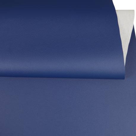 Simili cuir grainé bleu électrique 8883