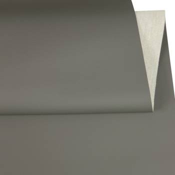 Simili cuir grainé gris souris 3B55