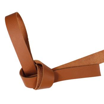 Lanière de veau Megève camel 30 mm
