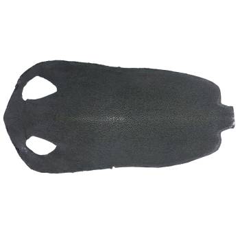 Galuchat poncé long 9" gris