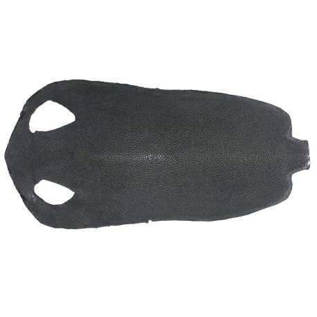Galuchat poncé long 9" gris