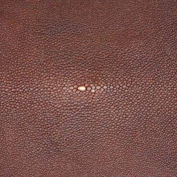Galuchat poncé long 9" marron