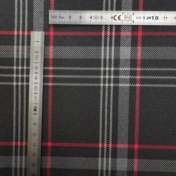 Tissu moussé Volkswagen GTI  180 cm rouge
