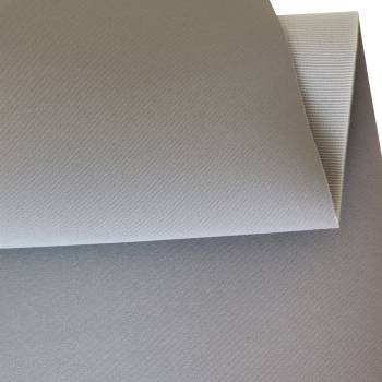 Tissu moussé gris