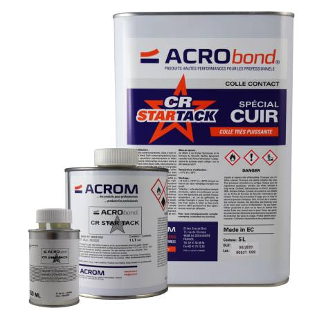 Colle Acrobond CR Star Tack spéciale cuir