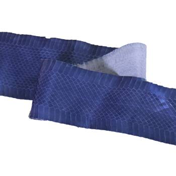 Peau de serpent Elaphe bleu
