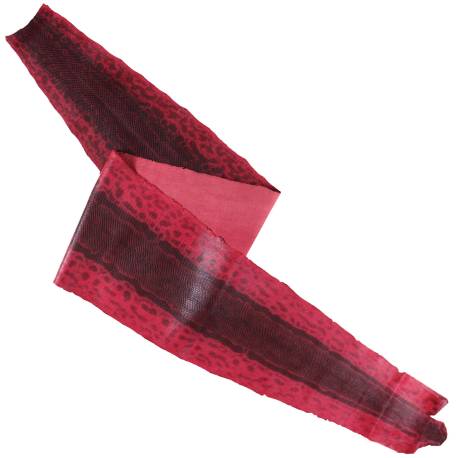 Peau de serpent Karung rouge