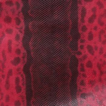 Peau de serpent Karung rouge