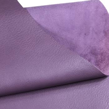 Demi-veau grainé parme