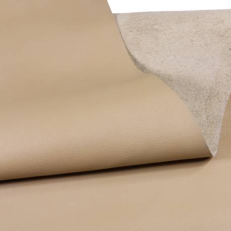 Demi-veau grainé beige