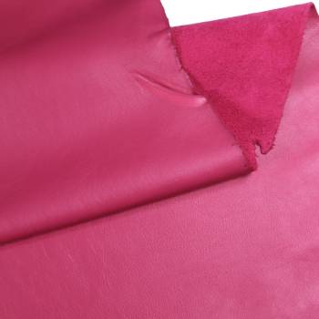 Demi-vachette lisse fuchsia 10/12