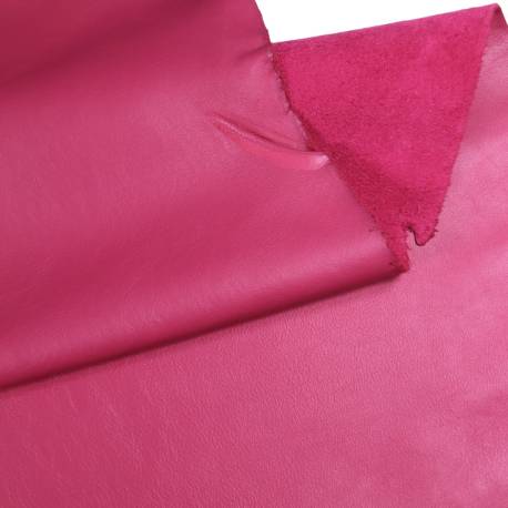 Demi-vachette lisse fuchsia 10/12