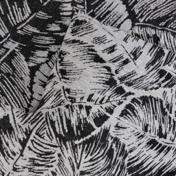 Tissu jacquard Bornéo Blanc