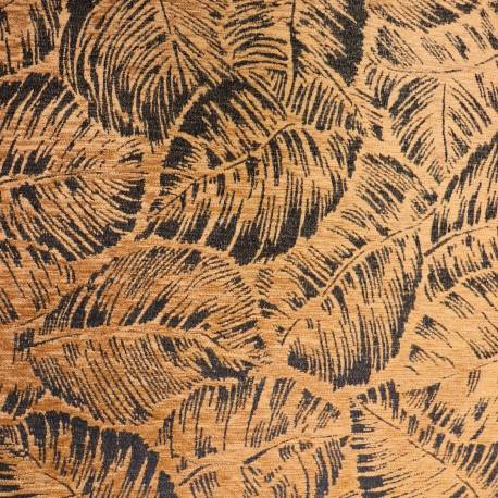 Tissu jacquard Bornéo Ocre